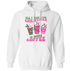 All I Want For Christmas Is More Coffee, Pink Christmas, Merry Christmas, Trendy Christmas Pullover Hoodie