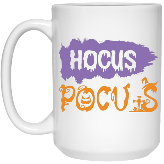 Hocus Pocus, Witch In Halloween, Mystery Halloween White Mug