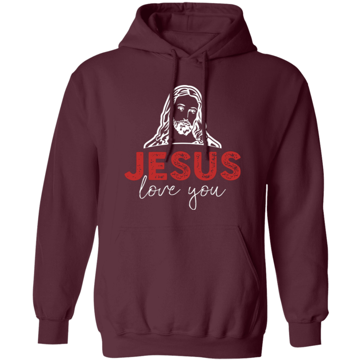 This cozy, unisex hoodie features a special combination of design elements that make it perfect for pastors and their wives. The combination of the phrase “Jesus Loves You” embroidered along the chest and the soft cotton-poly blend material make this hoodie the ideal gift for any pastor or pastor's wife.