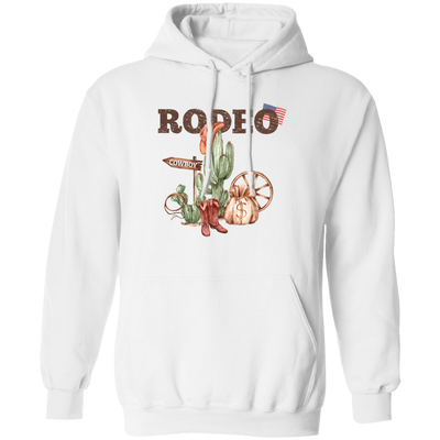 Rodeo Gift, Cowboy Gift, Live In Desert, American Cowboy Pullover Hoodie