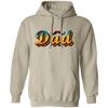 Retro Gift For Dad, With Black Beard, Father's Day Gift Pullover Hoodie