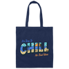 It Is Time To Chill No Bad Vibes Hawaii Lover Canvas Tote Bag