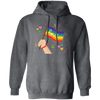 Pride Month, LGBT Gifts, LGBT Flag, Love And Peace Pullover Hoodie