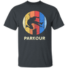 Cool Parkour, Freerunning Skirter Motif, Great Gift For Parkour, Freerunners Vintage Unisex T-Shirt