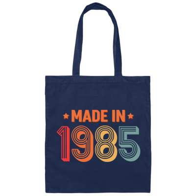 Original 1985 Birthday, Retro 1985 Birthday Gift Canvas Tote Bag