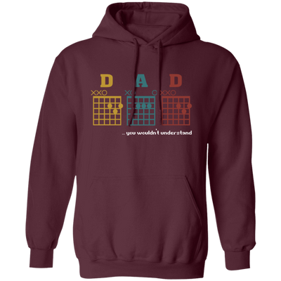 You Would Not Understand, Vintage Guitar Chord, Dad Meaningful Guitar, Gift For Dad Kids Pullover Hoodie