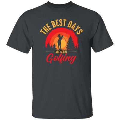 The Best Days Are Spent Golfing, Retro Golf Player Unisex T-Shirt