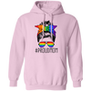 Freemomhugs, Proud Mom, Proud LGBT Mom, Messy Bun, Mother's Day Pullover Hoodie