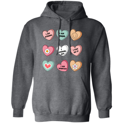 I Am Strong, I Am Unique, I Choose Joy, I Can Do It, I Am Worthy Pullover Hoodie