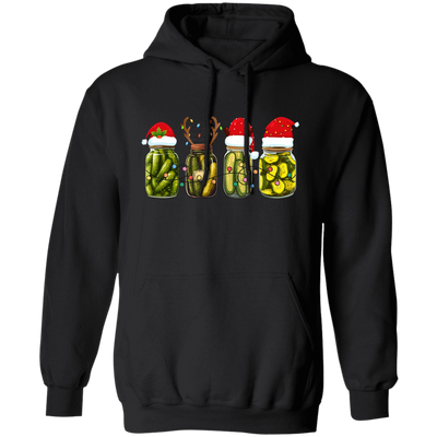 Cucumber Pickles, Pickle Bottles, Pickles Christmas, Merry Christmas, Trendy Chrismas Pullover Hoodie