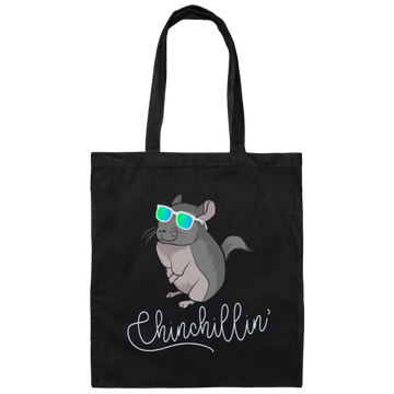 Funny Chinchilla Lovers Chinchillin Canvas Tote Bag