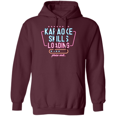 Retro Karaoke Lover Gift, Karaoke Skills Loading, Please Wait Pullover Hoodie