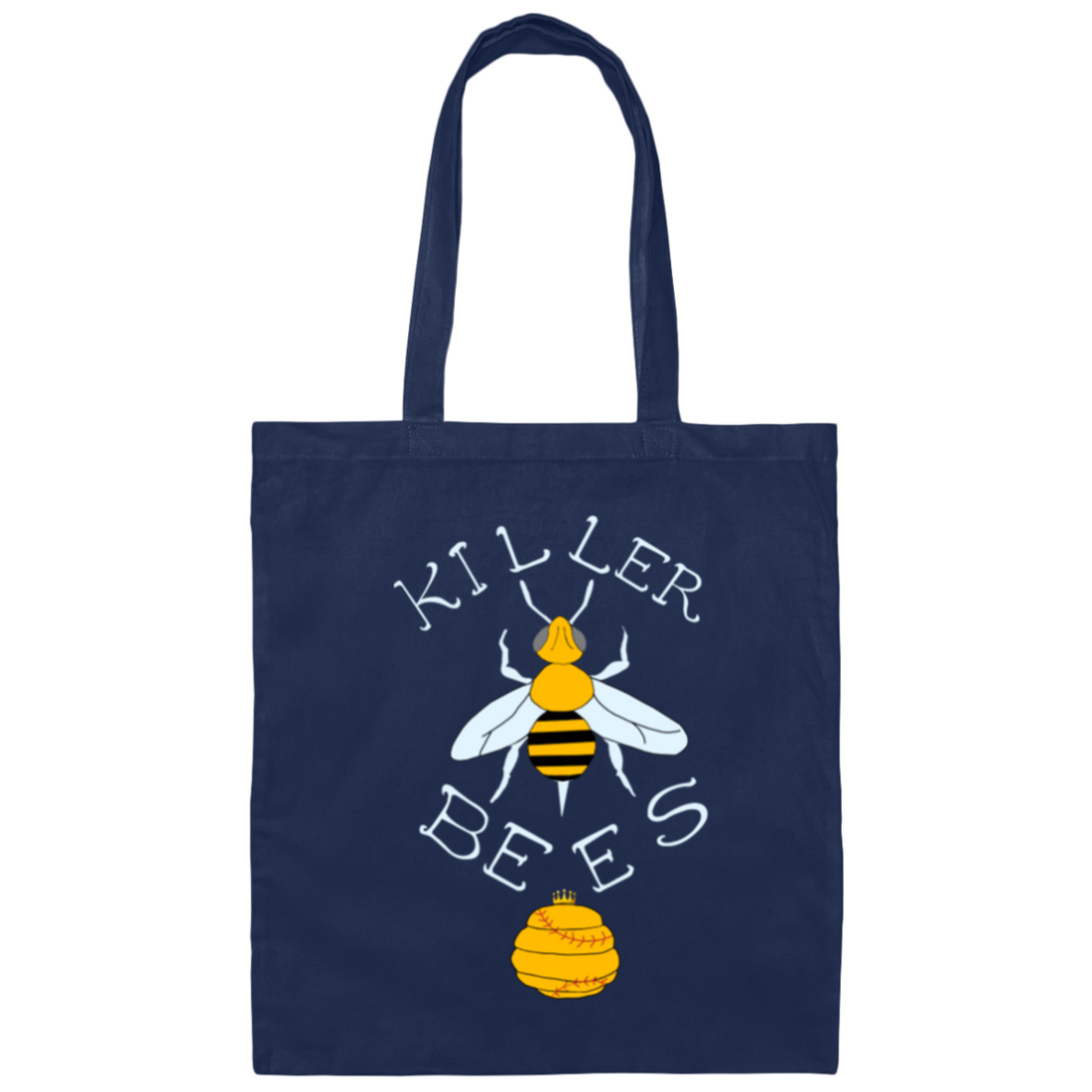 Lucky Day, Baseball Series, Lucky Day For Baseball, Killer Bees, Best Bee Canvas Tote Bag