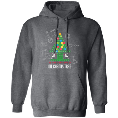 Oh Christmas, Chemis-Tree, Chemical Xmas, Chemical Board, Merry Christmas, Trendy Christmas Pullover Hoodie