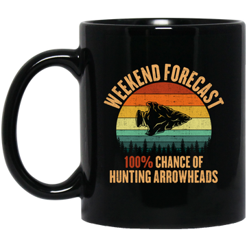 Best Arrowhead, Forecast Arrowhead, Arrowhead Collecting Retro Black Mug