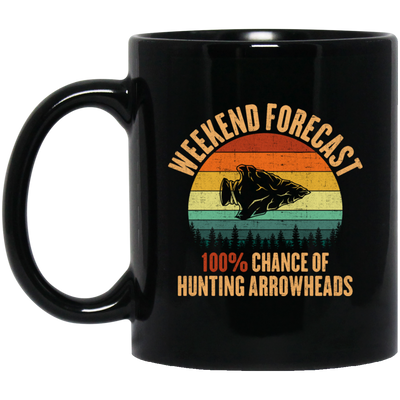 Best Arrowhead, Forecast Arrowhead, Arrowhead Collecting Retro Black Mug