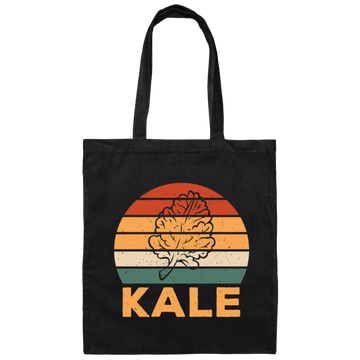 Kale Lover, Cabbage Gift, Kale Cabbage, Retro Kale Gift, Love Kale Vintage Canvas Tote Bag