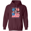 Father's Day, All American Dad, American Sunglasses Pullover Hoodie