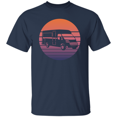 Camping Vintage, Sun Camper Gift, Campground Vacation, Like To Camp In Nature Unisex T-Shirt