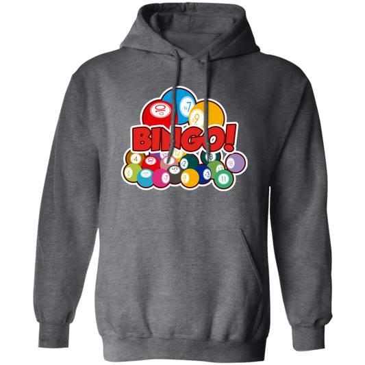 Many Balls, Love Bingo Balls, Bingo Gift, Bingo Balls Gift Pullover Hoodie