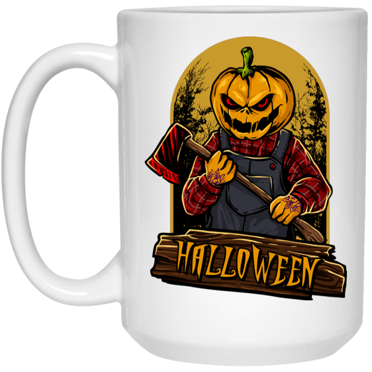 Halloween Night, Horror Halloween, Happy Halloween White Mug