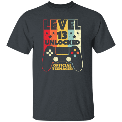 Level 13 Unlocked, Official Teenager 13th, Funny Birthday Gift, Best 13th Unisex T-Shirt