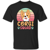 Corgi Squad, Retro Corgi, Groovy Corgi, Lovely Corgi Unisex T-Shirt