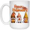 Happy Halloween, Gnome Halloween, Halloween Party White Mug