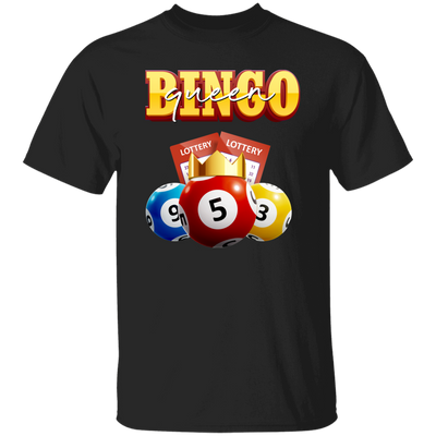 Bingo Queen, Love Bingo, Lottery Ticket, Win Lottery Unisex T-Shirt