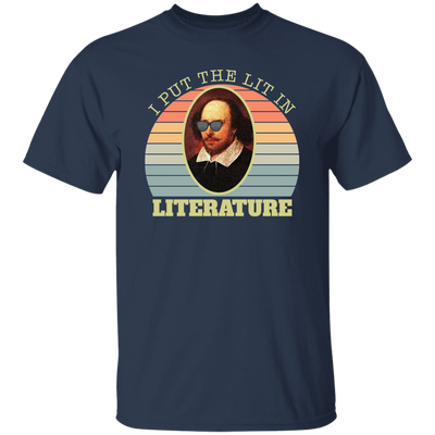 I Put The Lit In Literature, Retro Literature Unisex T-Shirt