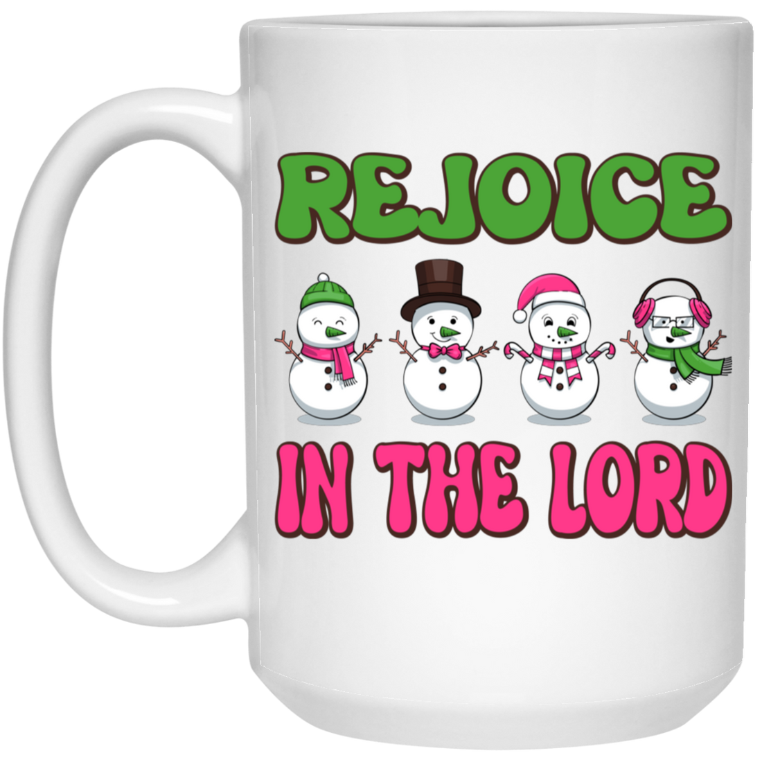 Rejoice In The Lord, Love Snowman, Four Snowman, Set Of Snowman, Merry Christmas, Trendy Christmas White Mug