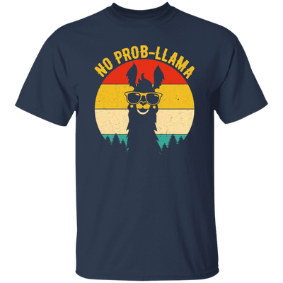 No Prob-Llama, Vintage Llama, Retro Alpaca, Best Llama Retro Love Gift Unisex T-Shirt