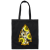 Cowhide And Sunflower Arrowhead, Love To Go Hunting, Love Hunter Canvas Tote Bag