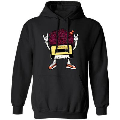 Funny Music, Cassette With Cool Hair And Comb, Lovely Cassette, Best Gift Pullover Hoodie