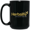 Herbalife New Logo Gold Black Mug