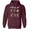 I Love Ducks, Research Ducks In My Spare Time Pullover Hoodie