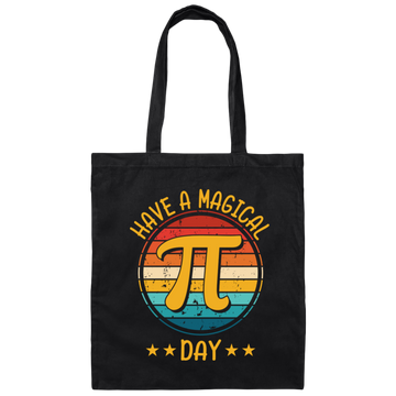 Have A Magical Pi Day, Retro Pi Day, Best Pi Ever Canvas Tote Bag