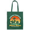 Miami Beach Lover, Surfer Paradise Retro Style, Miami Beach Florida Canvas Tote Bag