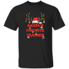 Santa Favorite Teacher, Santa Teacher, Funny Santa, Deer Santa Unisex T-Shirt