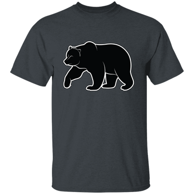 Bear Silhouette, Friendly Bear, Animal Silhouette Unisex T-Shirt