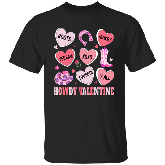 Howdy Valentine, Love Cowboy, Cowboy Valentine Unisex T-Shirt