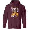 Life Is Short, So Grip It And Rip It, Retro Eagle, Motorbike Pullover Hoodie