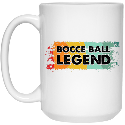 Bocce Ball Legend, Legendary Bocce, Boccie Ball, Bocci Ball 2 White Mug