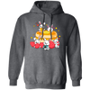 Bunnies With Pancake, Strawberries And Pancake Pullover Hoodie