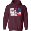 Beer Gift, Bacon Lover, Freedom Gift, American Flag, Love Bacon Gift Pullover Hoodie