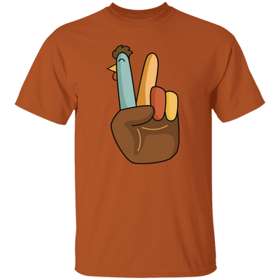 Hi Fall, Thanksgiving's Day, Peace Sign, Peace Sign Turkey, Funny Turkey, Turkey's Day Unisex T-Shirt