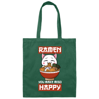 Funny Ramen You Make Miso Happy Canvas Tote Bag