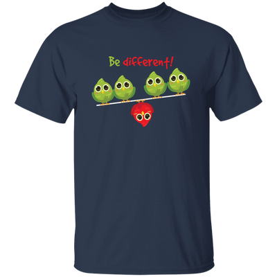 Cute Bird Gift, Funny Bird, Be Different, Different Bird, Be Yourself Unisex T-Shirt