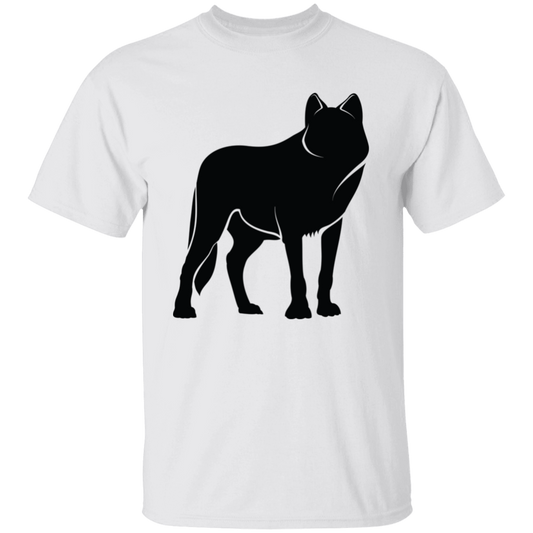 Fox Silhouette, Show Fox, Fox In Abstract, Animal Silhouette Black Unisex T-Shirt