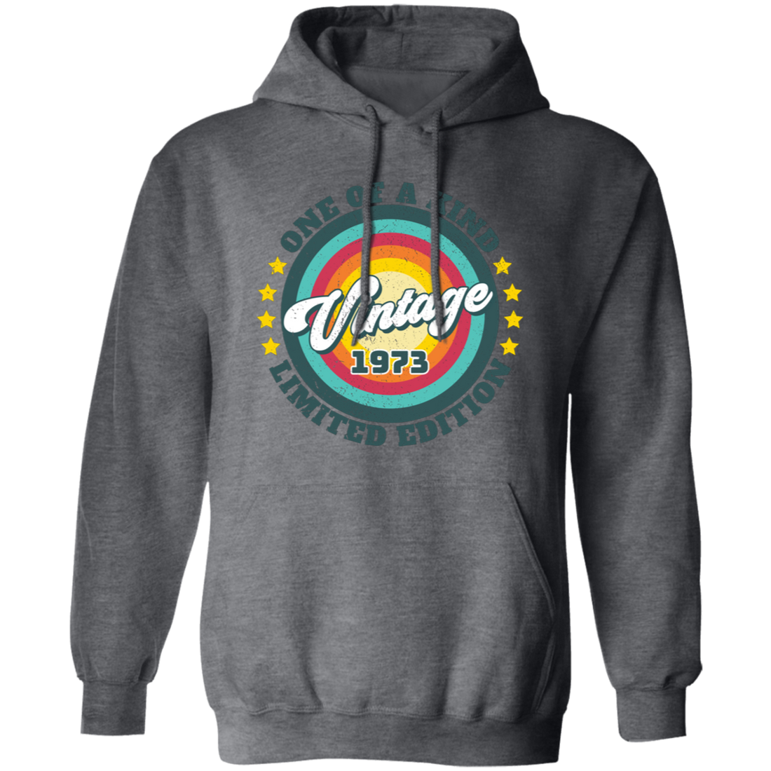 One Of A Kind Limited Edition, Vintage 1973, Retro 1973 Pullover Hoodie